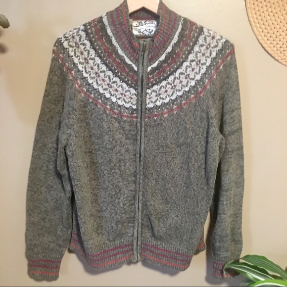 Vintage Heirloom Collectables Knit Yoke Sweater - Picture 2 of 7